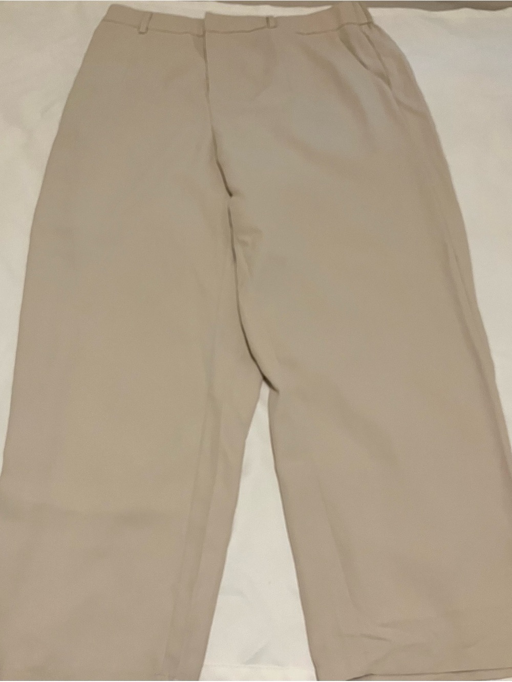 SHEIN Men's Taupe Straight-Leg Dress Pants